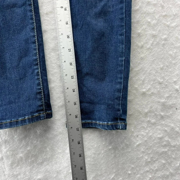 Gap 1969 Jeans Women's Sz 6 Blue Denim Easy Legging Distressed Slim Leg Stretch - Picture 5 of 12